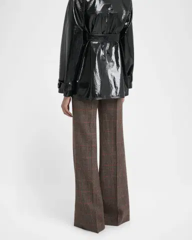 Chloé Plaid Wide-Leg Pants | Thumbnail 2