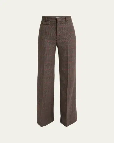 Chloé Plaid Wide-Leg Pants | Thumbnail 5