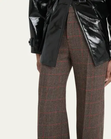 Chloé Plaid Wide-Leg Pants | Thumbnail 9