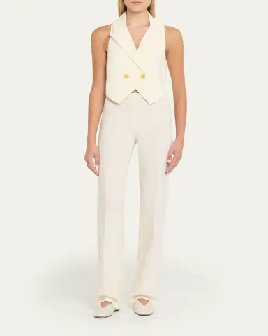 L'Agence Zadie Knit Double-Breasted Vest | Thumbnail 2