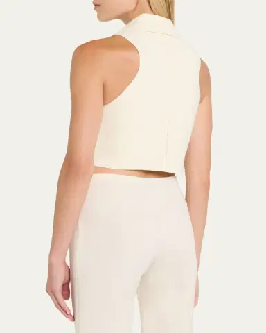 L'Agence Zadie Knit Double-Breasted Vest | Thumbnail 3