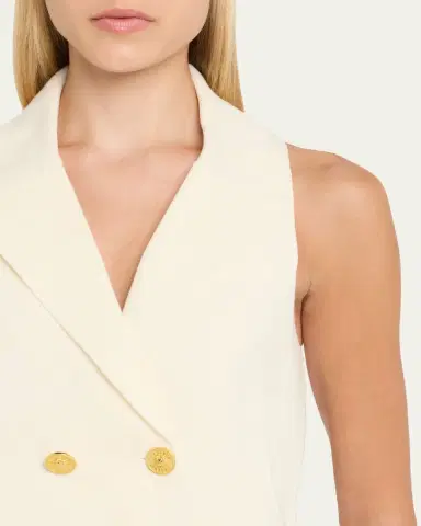 L'Agence Zadie Knit Double-Breasted Vest | Thumbnail 5