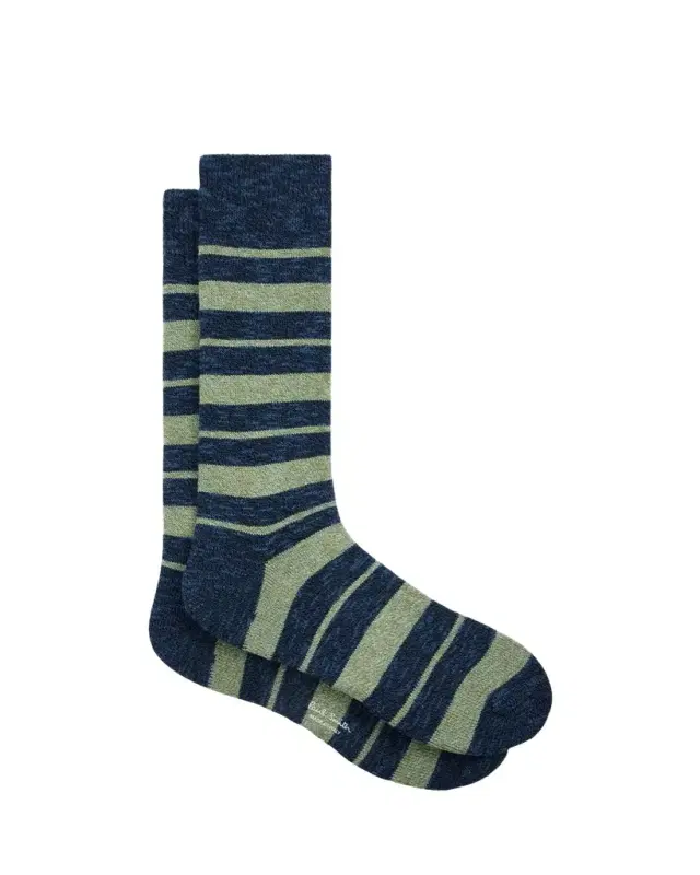 Men's Kenny Flamed Melange Crew Socks