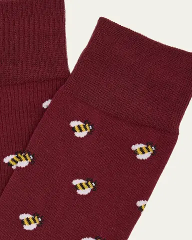 Paul Smith Men's Kenneth Bee Crew Socks | Thumbnail 2