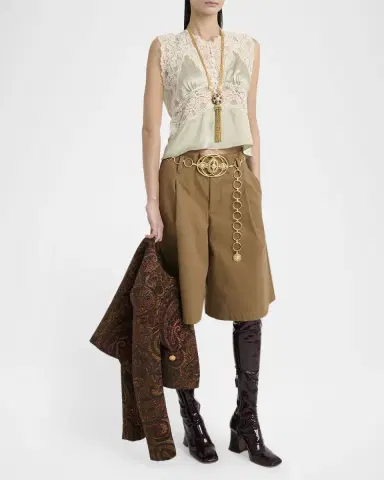 Chloé Lace Silk Sleeveless Top | Thumbnail 2