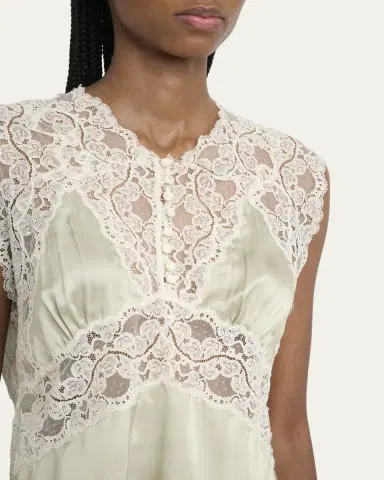 Chloé Lace Silk Sleeveless Top | Thumbnail 5