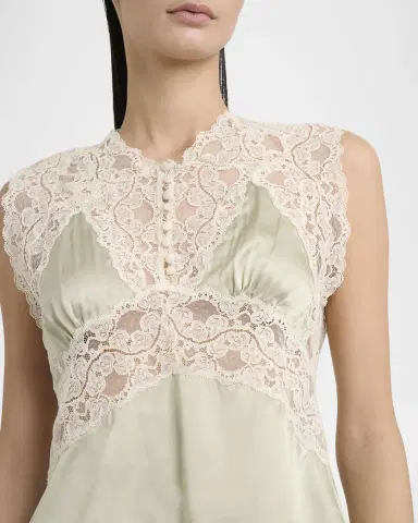 Chloé Lace Silk Sleeveless Top | Thumbnail 7