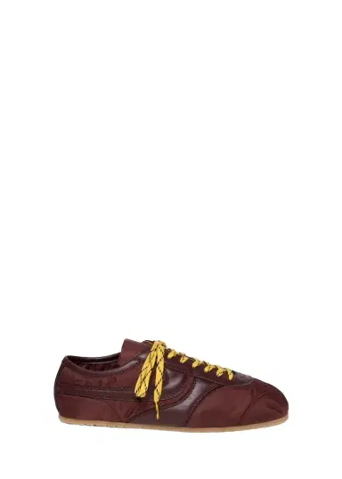 Dries Van Noten Men's Nylon and Leather Low-Top Sneakers | Thumbnail 1 Dries Van Noten Men's Nylon and Leather Low-Top Sneakers | Thumbnail 1
