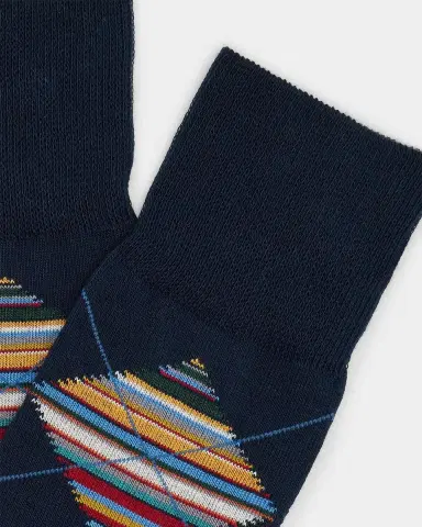 Paul Smith Men's Argyle Signature Stripe Crew Socks | Thumbnail 2