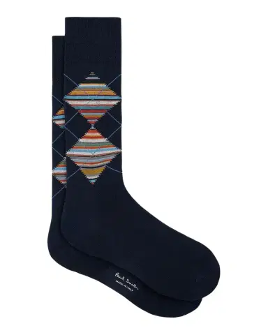 Paul Smith Men's Argyle Signature Stripe Crew Socks | Thumbnail 1