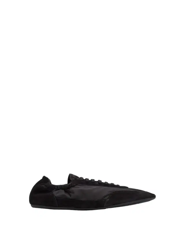 Men's Collapse Nylon and Suede Low-Top Sneakers