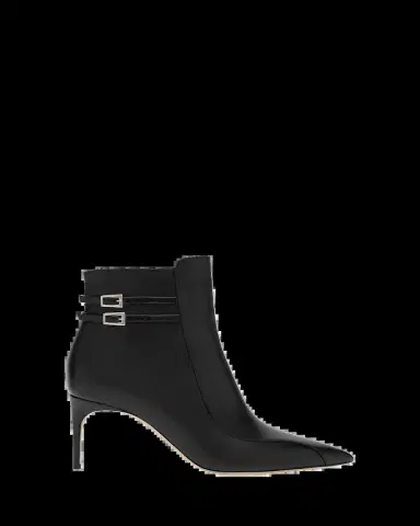 Malone Souliers Giordana Nappa Leather Double-Buckle Booties | Thumbnail 2