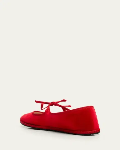 Vibi Venezia Canvas Mary Jane Ballerina Flats | Thumbnail 4
