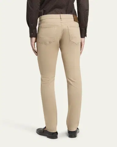 TOM FORD Men's Stretch Twill Slim Fit Pants | Thumbnail 3 TOM FORD Men's Stretch Twill Slim Fit Pants | Thumbnail 3