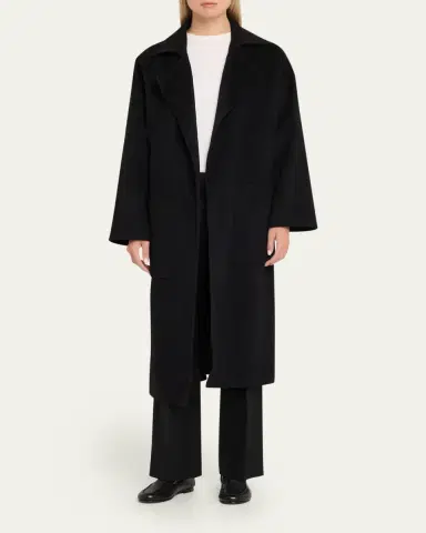 Nanushka Alamo Wool-Blend Long Wrap Coat | Thumbnail 2 Nanushka Alamo Wool-Blend Long Wrap Coat | Thumbnail 2