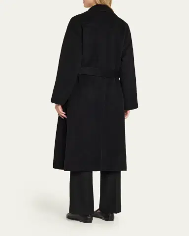 Nanushka Alamo Wool-Blend Long Wrap Coat | Thumbnail 3 Nanushka Alamo Wool-Blend Long Wrap Coat | Thumbnail 3