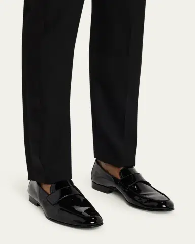 Magnanni Men's Jasper II Patent Leather Loafers | Thumbnail 2