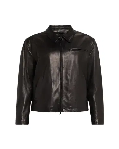 Brioni Men's Leather Moto Jacket | Thumbnail 1