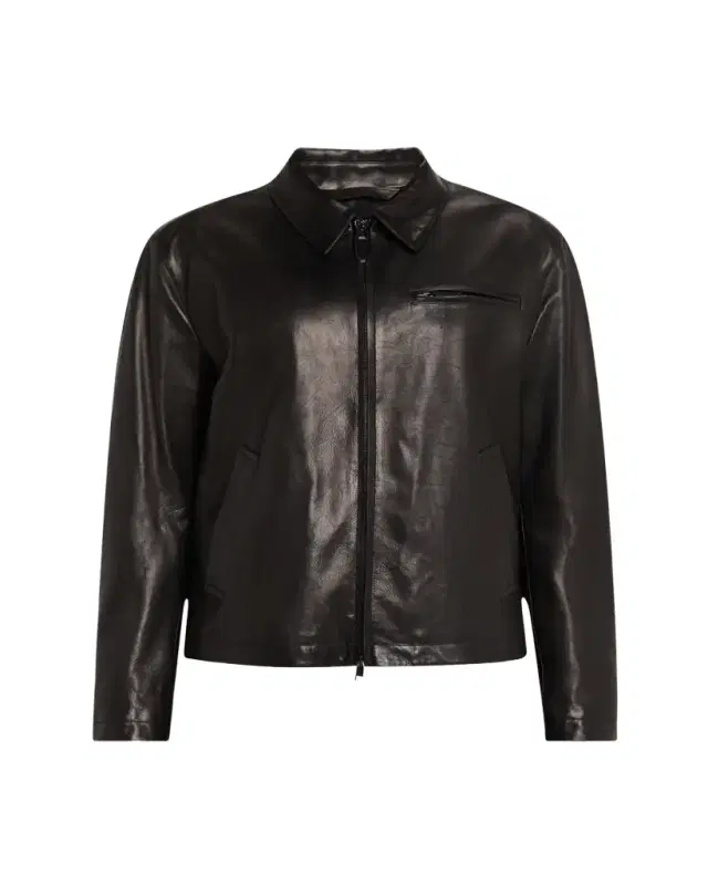 Brioni Men's Leather Moto Jacket