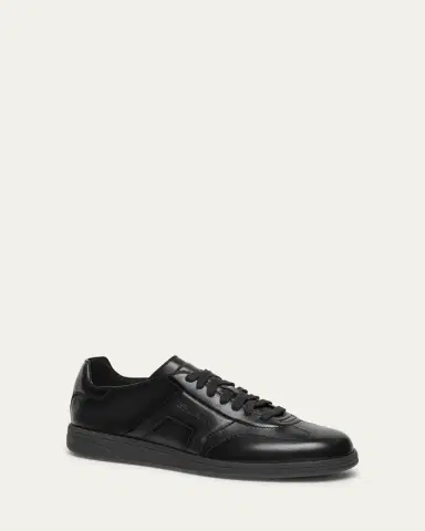 Santoni Men's Soft Burnished Calfskin Slip-On Sneakers | Thumbnail 2