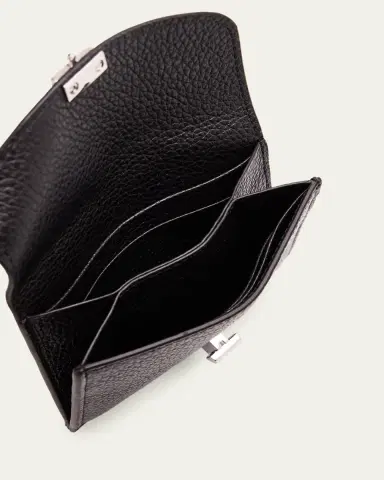 TOTEME T-Lock Grained Leather Cardholder | Thumbnail 4