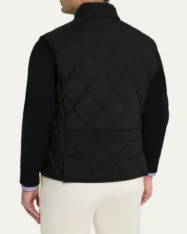 Ralph Lauren Purple Label Carleton Quilted Down Vest | Thumbnail 3