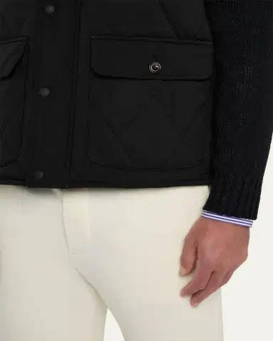 Ralph Lauren Purple Label Carleton Quilted Down Vest | Thumbnail 5