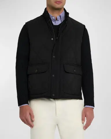 Ralph Lauren Purple Label Carleton Quilted Down Vest | Thumbnail 8