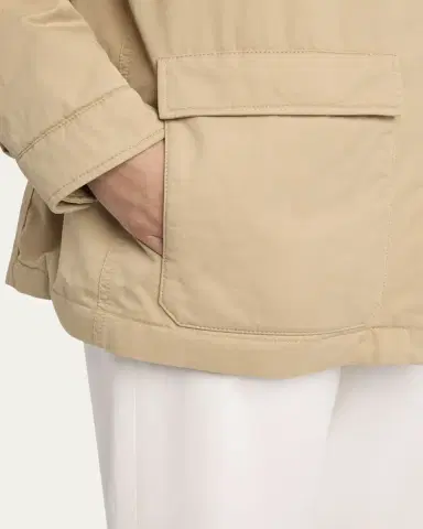 THE ROW Aurelius Cotton-Cashmere Zip Jacket | Thumbnail 5 THE ROW Aurelius Cotton-Cashmere Zip Jacket | Thumbnail 5