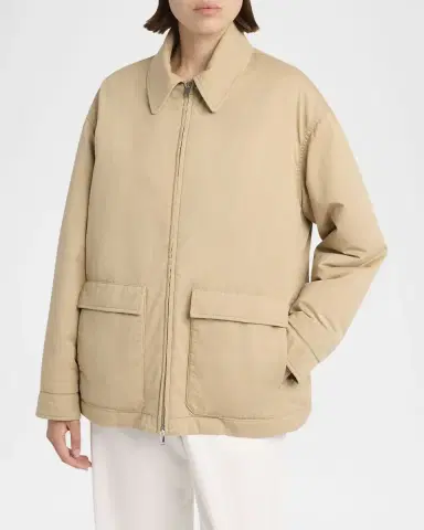 THE ROW Aurelius Cotton-Cashmere Zip Jacket | Thumbnail 8 THE ROW Aurelius Cotton-Cashmere Zip Jacket | Thumbnail 8