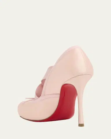 Christian Louboutin 100mm Cassiastic Satin Ballet Pumps | Thumbnail 11