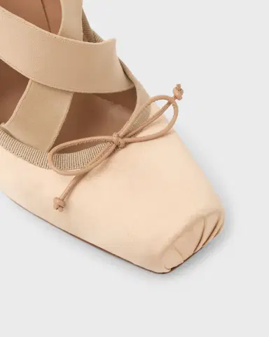Christian Louboutin 100mm Cassiastic Satin Ballet Pumps | Thumbnail 14