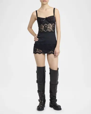 Dolce & Gabbana Leather Buckle Over-The-Knee Boots | Thumbnail 2