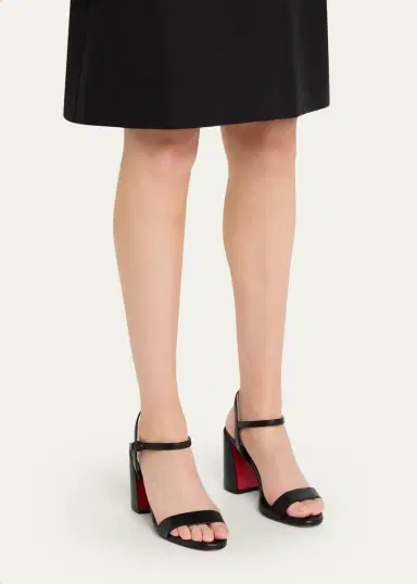 Christian Louboutin 85mm Miss Jane Ankle-Strap Sandals | Thumbnail 2