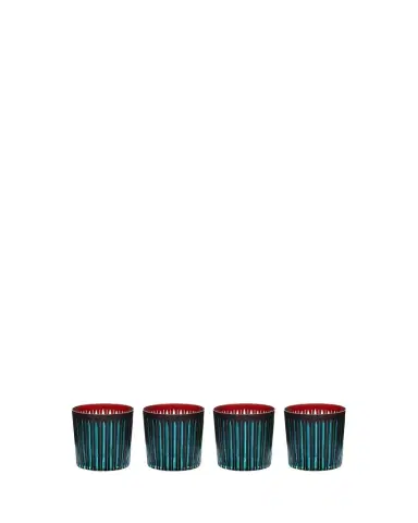 L'Objet Prism 13 oz. Double Old-Fashioned Glasses, Set of 4 | Thumbnail 1