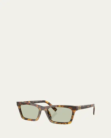 Miu Miu MUA05S Rectangular Acetate Sunglasses | Thumbnail 2
