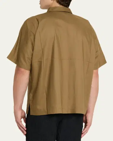 IM MEN Men's Short-Sleeve Compact Shirt | Thumbnail 3 IM MEN Men's Short-Sleeve Compact Shirt | Thumbnail 3