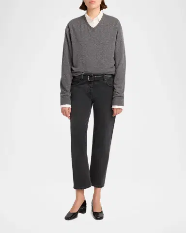 The Row Riaco Straight-Leg Ankle Jeans | Thumbnail 6 The Row Riaco Straight-Leg Ankle Jeans | Thumbnail 6