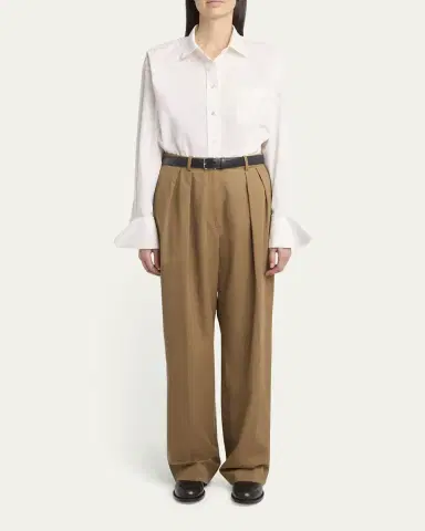 THE ROW Ment Poplin Button-Down Shirt | Thumbnail 2