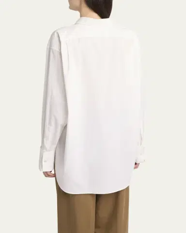 THE ROW Ment Poplin Button-Down Shirt | Thumbnail 3