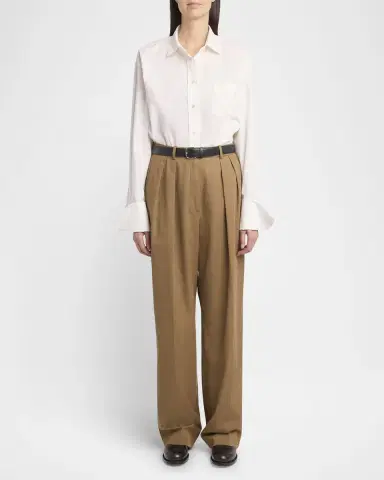 THE ROW Ment Poplin Button-Down Shirt | Thumbnail 6