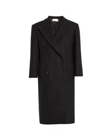 The Row Hariet Double-Breasted Wool-Cashmere Long Coat | Thumbnail 1 The Row Hariet Double-Breasted Wool-Cashmere Long Coat | Thumbnail 1