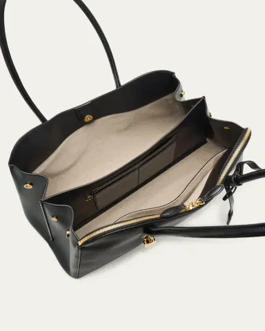 Stella McCartney Stella Ryder Open Shoulder Bag in Grainy Embossed Eco Vegan Leather | Thumbnail 4 Stella McCartney Stella Ryder Open Shoulder Bag in Grainy Embossed Eco Vegan Leather | Thumbnail 4