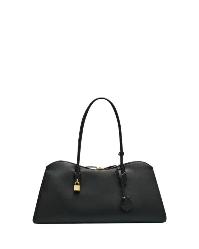 Stella Ryder Open Shoulder Bag in Grainy Embossed Eco Vegan Leather