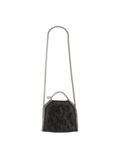 Stella McCartney Falabella Tiny Lace Vegan Leather Crossbody Bag | Thumbnail 1 Stella McCartney Falabella Tiny Lace Vegan Leather Crossbody Bag | Thumbnail 1
