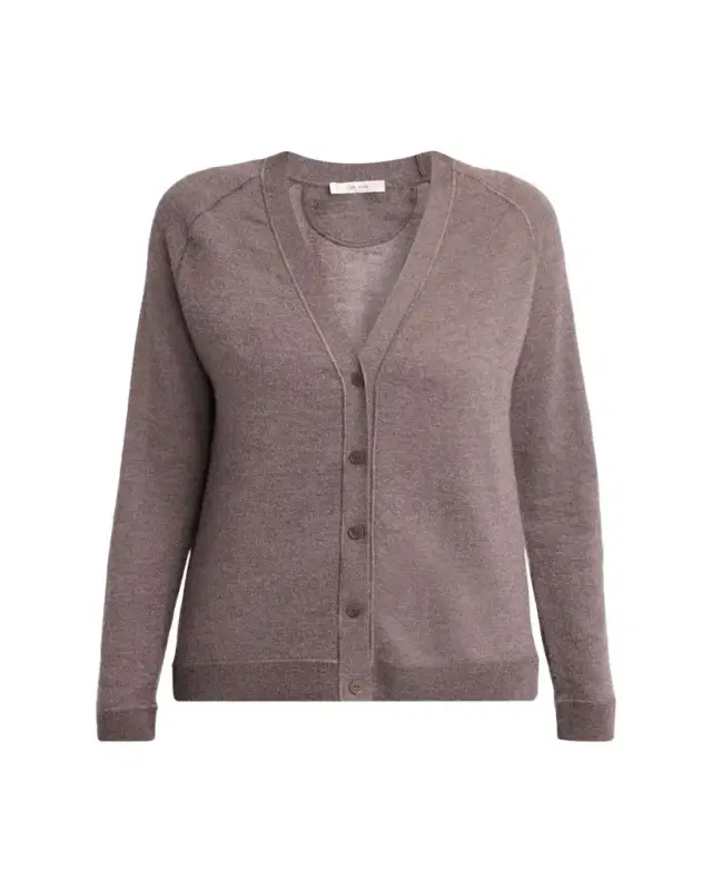THE ROW Liberty Cashmere V-Neck Cardigan