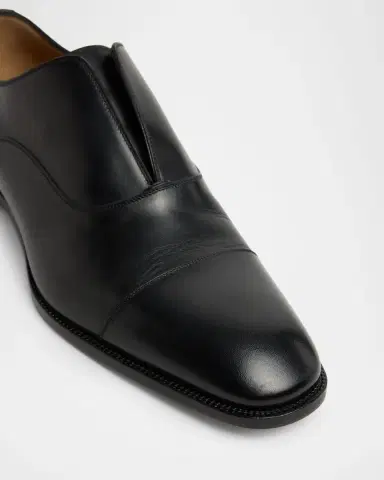 Christian Louboutin Men's Alpha Male II Leather Cap-Toe Loafers | Thumbnail 2 Christian Louboutin Men's Alpha Male II Leather Cap-Toe Loafers | Thumbnail 2