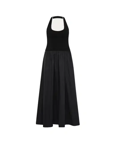 St. Agni Combo Halter Dress | Thumbnail 1
