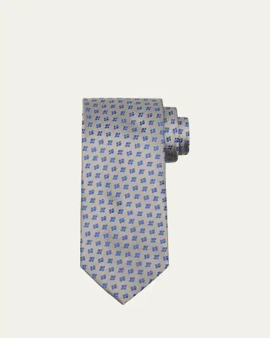 Charvet Men's Petite Window Silk Tie | Thumbnail 2