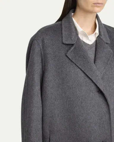 The Row Gustaf Cashmere-Silk Single-Breasted Coat | Thumbnail 5 The Row Gustaf Cashmere-Silk Single-Breasted Coat | Thumbnail 5